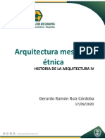 Arquitectura Mestiza y Etnica PDF