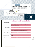 BERPIKIR KRITIS -weni