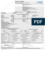 Service Call Report: Ups Trip Spares Related