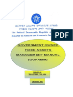 Government Owned Fixed Assets Management Manual (Gofamm) : December 2007