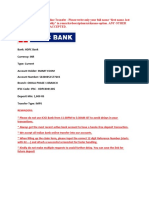 Online Bank Transfer - Write Full Name in Remarks