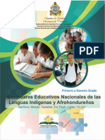 ESTANDARES EDUCATIVOS LENGUA INDIGENA Y AFROHONDUREÑA Versión 03-03-2020 PDF