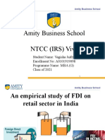 Amity Business School NTCC (IRS) Viva