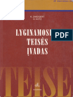 K Zweigert H Kotz Lyginamosios Teisės Įvadas PDF