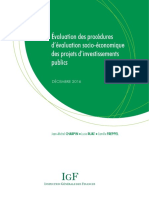 Rapport v2 - Evaluation Des Procedures Devaluation Socio-Economique Des Projets Dinvestissements Publics PDF