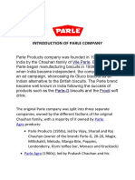 Introduction of Parle Company