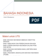 Bahasa Indonesia Bab 1-6