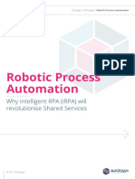 Robotic Process Automation: Why Intelligent RPA (iRPA) Will Revolutionise Shared Services