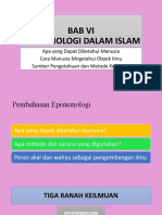 Bab 6 PPT Epistemologi Dalam Islam