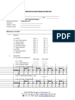 A15 Preventive Maintenance Checklist (W)