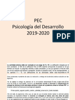 PEC Psicología Del Desarrollo 2019-2020