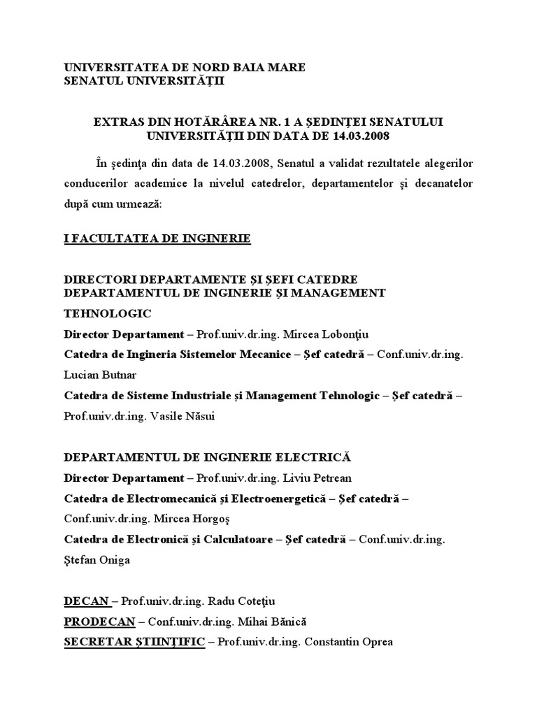 Extrase Senat 2008 | PDF