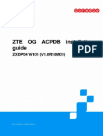 ZTE OG ACPDB Installation Guide