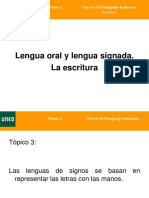 Lenguas de signos: verdaderas lenguas con estructura gramatical