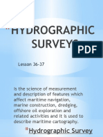 Hydrographic Surveys: Lesson 36-37