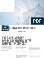 10 Conversion Rate Blunders: Your Site Is Making and How To Correct Them Now