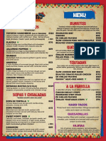 El Jalepeno - Menu August 2020