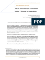 Lenguaje: Algo Más Que: Un Mecanismo para La Comunicación Language: More Than A Mechanism For Communication