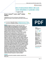 Intravenous Rehydration of Malnourished Children With Acute Gastroenteritis and Severe Dehydration: A Systematic Review