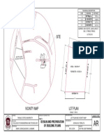 Technical lot plan and vicinity map