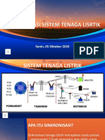 Sinkronisasi Sistem Tenaga Listrik