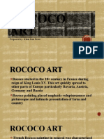 Rococo ART: Prepared By: Klein Don Perez