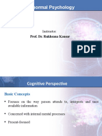 Abnormal Psychology: Prof. Dr. Rukhsana Kausar