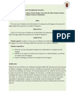 Formulación de Proyectos de Investigación Formativa