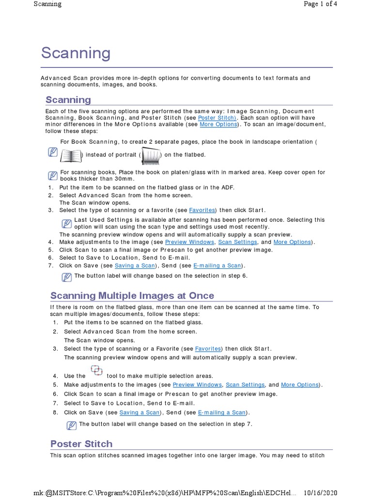 Advanced Scanning Techniques Guide | PDF | Image Scanner | Computing