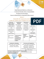 Anexo 2 Cuadro de Registro para La Observacion