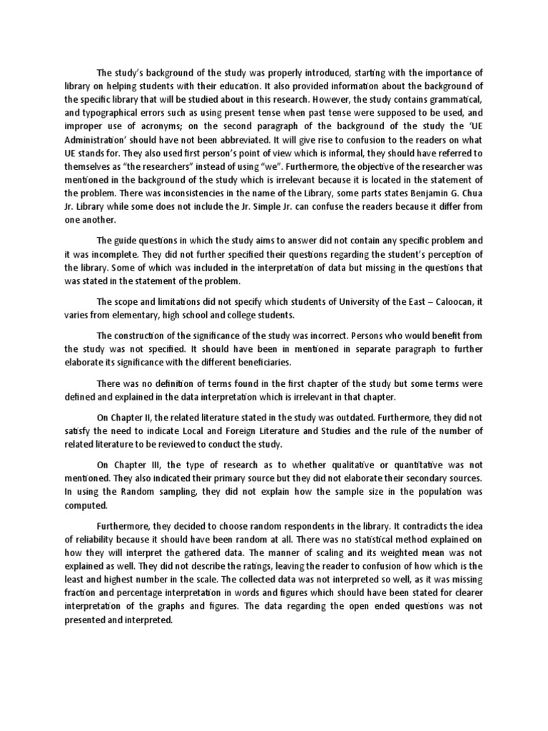 Study Critique PDF Data Quantitative Research