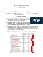 Module 1-Citizenship Training Online Activity Worksheet 1