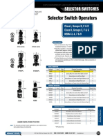 Selector Switch Operators: Class I, Groups B, C & D Class II, Groups E, F & G NEMA 3, 4, 7 & 9