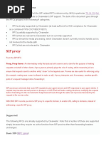 SIP Interface Specifications