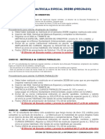 Proceso Simplificado de Matricula Especial 2020B PDF