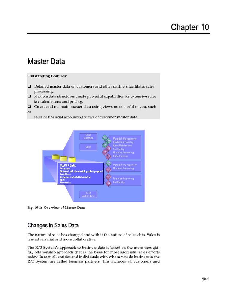 Master Data Management Overview | PDF