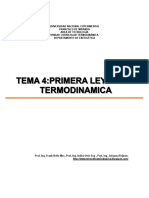 Primera ley termodinámica conserva energía