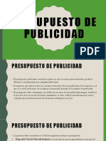 Presupuesto de Publicidad-Juan Ricaldes Soria