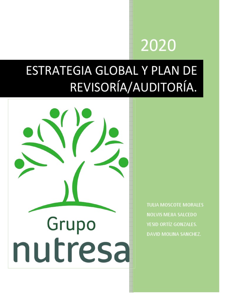 Estrategia Global de Auditoría Nutresa | PDF | normas internacionales ...