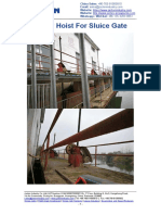 16 Screw Hoist For Sluice Gate PDF