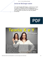 Teoria X e Y - Teoria de McGregor - Motivação