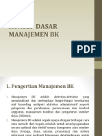 Konsep Dasar Manajemen BK