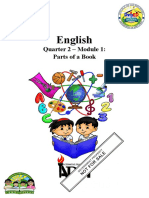 English: Quarter 2 - Module 1: Parts of A Book