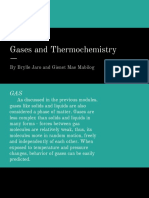 Gases and Thermochemistry: by Brylle Jaro and Gienet Mae Mabilog