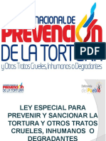 Presentacion Ley Esp. para Prev. y Sanc. La Tortura 3.0