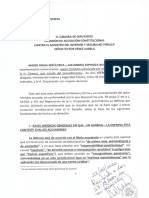 Contestación Ministro Pérez por Acusación Constitucional