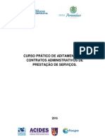Apostila - Curso Prático de Aditamentos A Contratos de Prestação de Serviços PDF