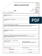 Substitution Request Template PQ