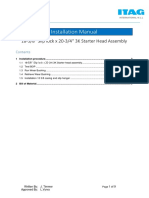 Installation Manual: 18-5/8" Slip Lock X 20-3/4" 3K Starter Head Assembly