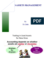 Used Assets Management: by DR Zahir